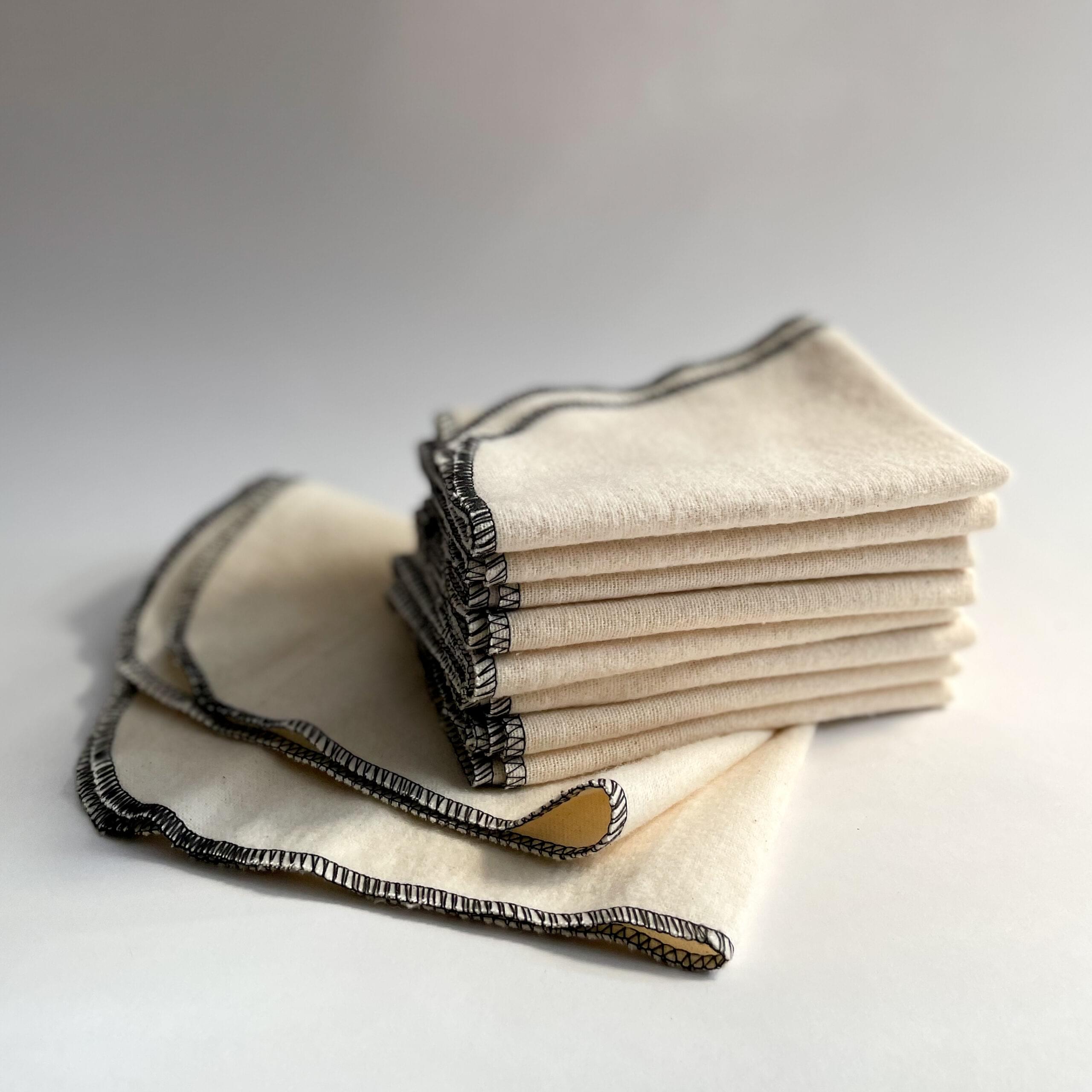 A stack of Famaco Shine Cloths